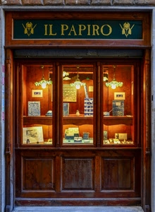 vetrina, insegna, legno, negozio, luci, lampadari, carta, papiro, cartoleria