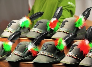 piume, cappelli, alpini, tricolore, verde, penne, stelle, rosso