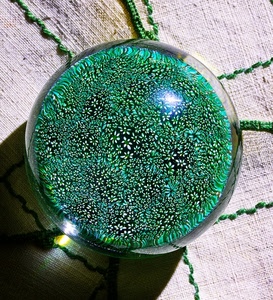 verde, vetro, fiori, tovaglia, boccia, ombra, ricami, bottone, sfera, macro
